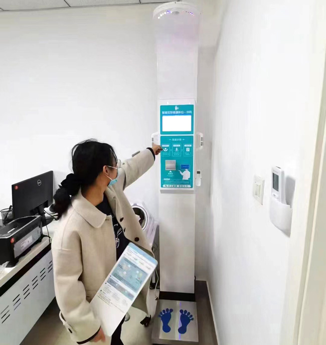 河南省人民医院SH-10XD智能互联健全自主体检一体机案例