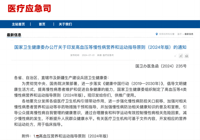 高血压健全治理